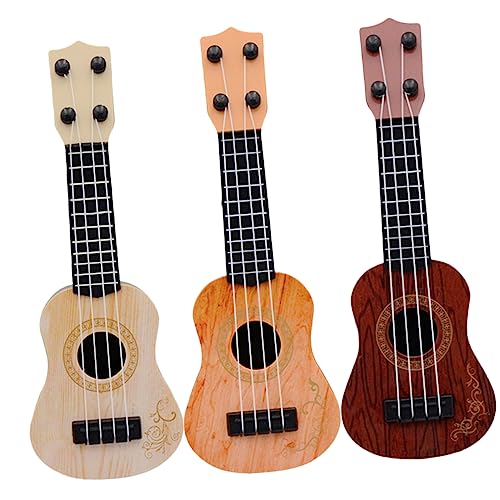 JOINPAYA 3st Mini-Ukulele Junge Spielzeug Musikinstrument Kind Kleinkind Gitarre Lernspielzeug Spielzeug Gitarre Kinderspielzeug Spielzeuginstrument Musikalisches Spielzeug Musical Plastik von JOINPAYA