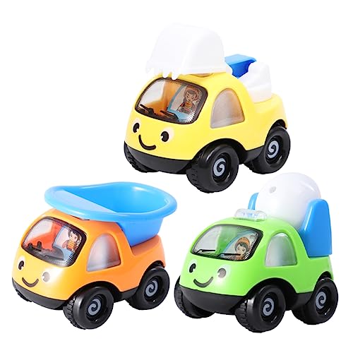 JOINPAYA 3st Spielzeugauto LKW-Spielzeug Für Kinder Puzzle-Spielzeug Lernspielzeug Für Kinder Spielzeug Mit Cartoon-Muster Autospielzeug Kinderspielzeug Cartoon-Auto-Spielzeug Plastik von JOINPAYA