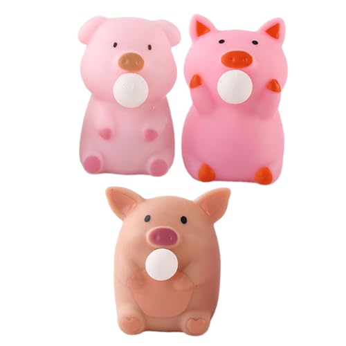 JOINPAYA 3st Squeeze and Bubble Piggy Pinch Toy Spielzeug Geburtstagsparty- Kuscheltier von JOINPAYA