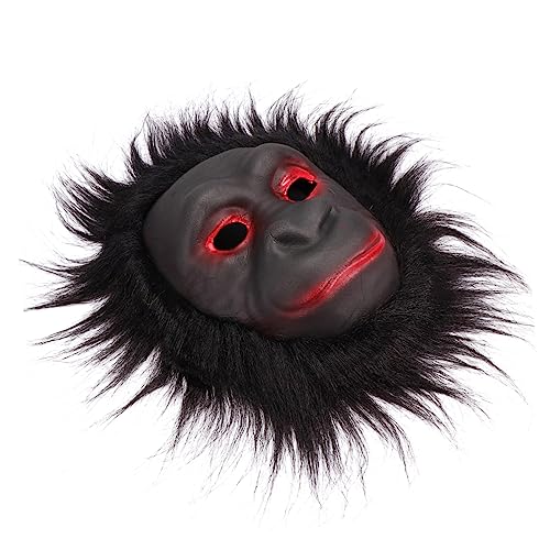 JOINPAYA 3st Tierische Maske Affenmasken Led-maske Halloween-maske Halloween Geführt Halloween-requisite Menschlich Kostüme Für Erwachsene Gorilla-maske Wolf Horror-grimassenmasken Black von JOINPAYA