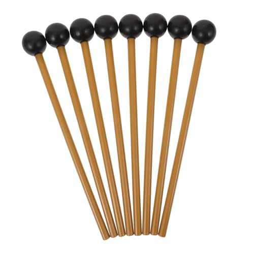 JOINPAYA 4 Paare Hammer Perkussionsschlägel Universeller Drumstick Praktischer Trommelstock Zungentrommel, Trommelstock Wiederverwendbarer Trommelstock Plastik von JOINPAYA