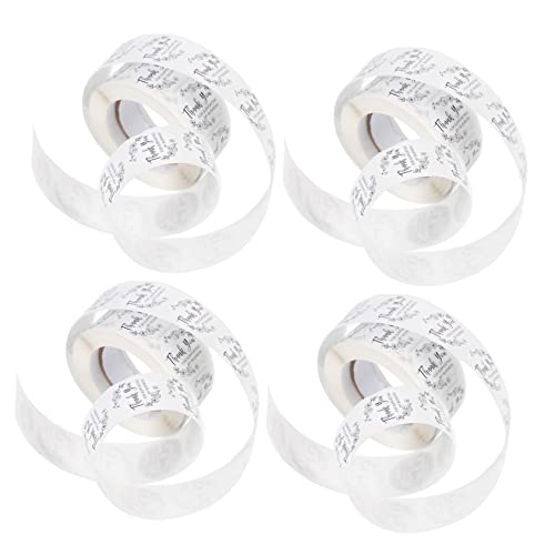 JOINPAYA 4 Rollen Runde Aufkleber Danke Selbstklebend Dekorativ Siegelaufkleber Für Geschenkverpackung Hochzeit Party Kleine Dankeschön Etiketten Für Geschenktüten Scrapbook JOINPAYA 4 Rollen Runde Aufkleber Danke Selbstklebend Dekorativ Siegelaufkleber Für Geschenkverpackung Hochzeit Party Kleine Dankeschön Etiketten Für Geschenktüten Scrapbook von JOINPAYA