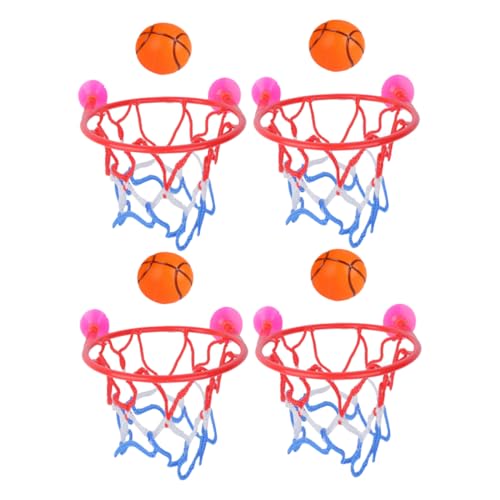 JOINPAYA Mini-basketballkorb-Set für Jungen und Mädchen 4-teilig Badespielzeug Basketball-spielset Becher und Basketballspiel für Jungen und Mädchen von JOINPAYA