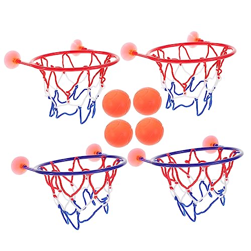 JOINPAYA Spielzeug-Basketball-spielset für Jungen und Mädchen 4-teilig Basketballkorb für Jungen und Mädchen Sicherheits-badespielzeug Aus Kunststoff für Jungen und Mädchen von JOINPAYA