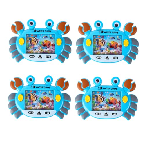 JOINPAYA 4 Stück Crab Circle Wassermaschine wasserspielzeug hühner kinderknallzeug Crab Shaped Wasserspielzeug Wasserwurfring Wasserring für Abs von JOINPAYA