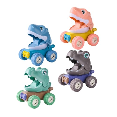 JOINPAYA Dinosaurier-Spielzeug Für Jungen Und Mädchen Im Alter Von 3–5 Jahren Interaktives Dinosaurier-Auto-Spielzeug-Set 4-teilig von JOINPAYA