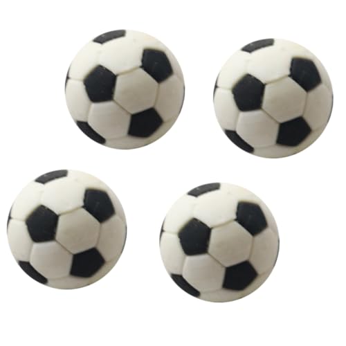 JOINPAYA 4 Stück Mini-Fußball Kugelornamente Mini-Hausball-Dekore Fußballdekorationen Minibälle hühner Spielzeug gieskanne kinderspielzeug Mini-Hausball für den Desktop Mini-Fußbälle Gummi von JOINPAYA