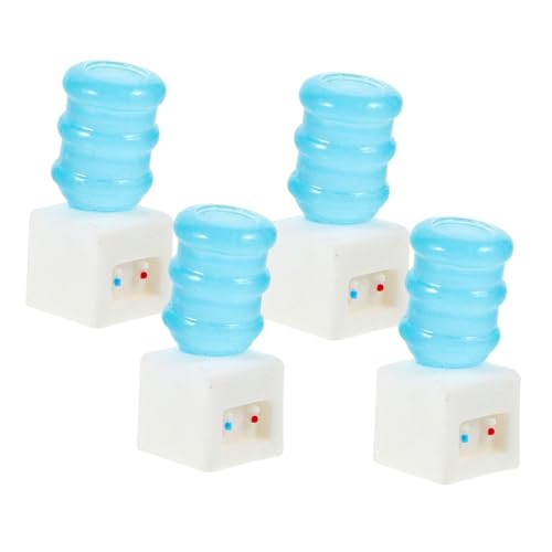 JOINPAYA 4 Stück Mini-wasserspender Kleines Modell Trinkbrunnen Modell Simuliertes Haushaltsgerät Mini-Modell Kleiner Wasserspender Lustiges Wasserspendermodell Modell Wasserspender Plastik von JOINPAYA