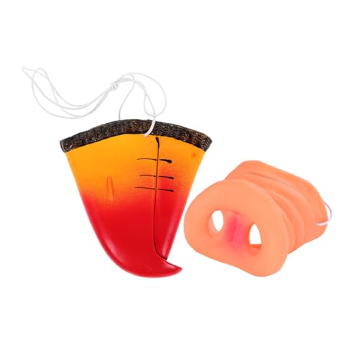 JOINPAYA 4 Stück Simulation Tier Nase Schwein und Papageienschnabel Kostüm Tiermaske Leicht Tragbar Bequem für Halloween Karneval Cosplay Party für Erwachsene JOINPAYA 4 Stück Simulation Tier Nase Schwein und Papageienschnabel Kostüm Tiermaske Leicht Tragbar Bequem für Halloween Karneval Cosplay Party für Erwachsene von JOINPAYA