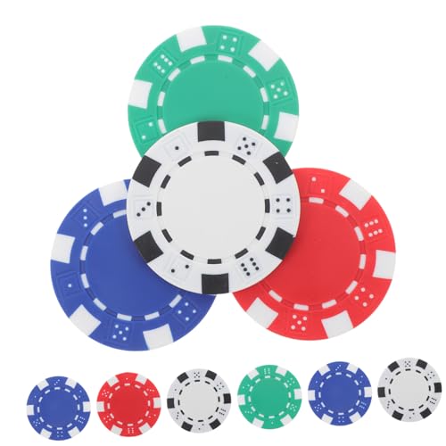 JOINPAYA 40 Stück Jetons spielchips spielgeld Pokerzubehör Professionelle Pokerchips Casinochips Glücksspielchip Spielmarken Poker-Token Pokertisch Pokermarker kreative Plastikmarken Abs von JOINPAYA