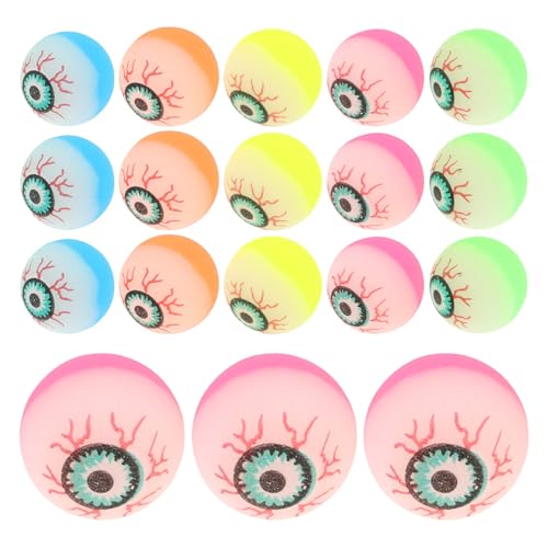 JOINPAYA 40St Explodierende Augen Augäpfel Halloween glühen Augapfel Dekorationen Party Decoration Party Dekoration Spooky Eyeballs Neuheitsspielzeug für Hüpfbälle für Plastik von JOINPAYA