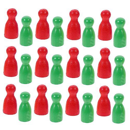 JOINPAYA 48 Stück familienspiele Family Game spielfigur brettspiele Ludo brettspiel Virtu brettspiel Spielmarken Spielzubehör Spielkomponente Zubehör für Strategiespiele Lernspielzeug Holz von JOINPAYA