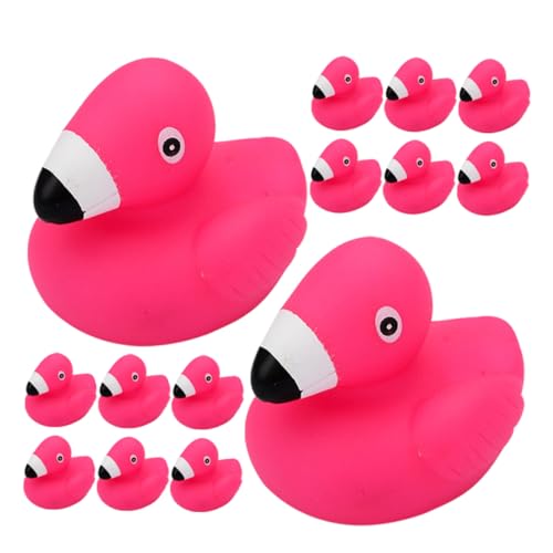 JOINPAYA 48St Flamingo-Spielzeug Spielzeug kinderspielzeug Spielzeug für babyspielzeug Toy Babybadewanne badewanne Tierisches Badespielzeug Cartoon-Spielzeug Vinyl Rosy von JOINPAYA