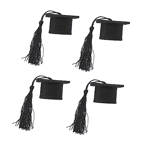 JOINPAYA 4stücke Mini Doktorhut Lustige Dekoration Für Flaschen Puppen Und Blumensträuße Mit Quaste Für Abschlussfeiern Und JOINPAYA 4stücke Mini Doktorhut Lustige Dekoration Für Flaschen Puppen Und Blumensträuße Mit Quaste Für Abschlussfeiern Und von JOINPAYA