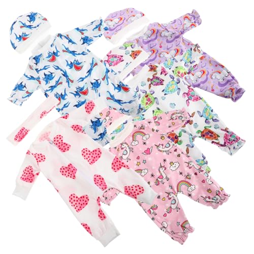 JOINPAYA 5 Sets Neugeborene Puppenkleidung Babypuppenkleidung Puppenzubehör Realistische Babypuppensachen Puppenoutfits Wiedergeborene Puppen Verkleiden Sich Spielzubehör von JOINPAYA