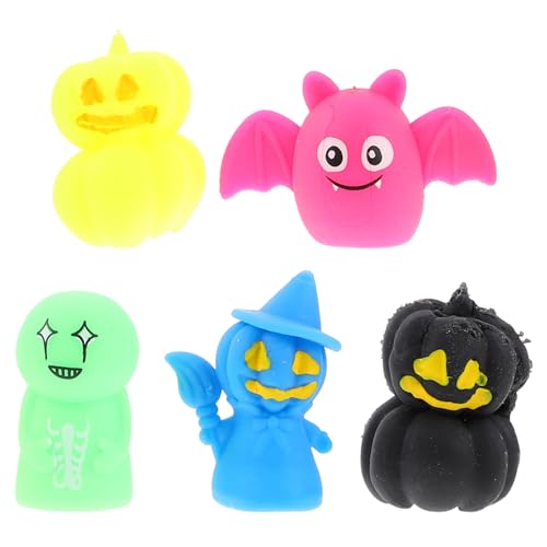 JOINPAYA 5 Stück Halloween-Fingerpuppen: Niedliche Fingerpuppen Monster-Fingerpuppen Für Tolle Familiengeschichten Set 1. 77 Zoll von JOINPAYA