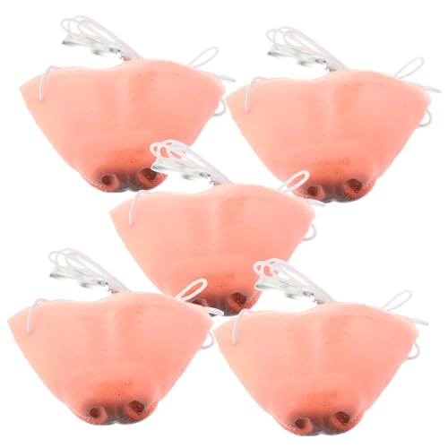 JOINPAYA 5 Stück Teiliges Hundeschnauzen Cosplay Tiernasen Ersatznasen Karneval Party Zubehör für Halloween Kostüm Karneval Verkleidung JOINPAYA 5 Stück Teiliges Hundeschnauzen Cosplay Tiernasen Ersatznasen Karneval Party Zubehör für Halloween Kostüm Karneval Verkleidung von JOINPAYA