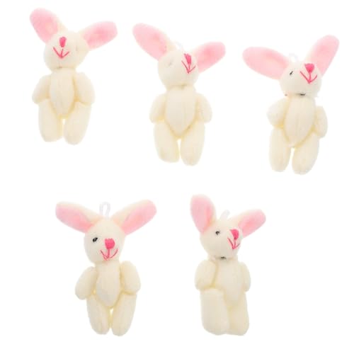 JOINPAYA 5 Stück Teiliges Mini Bunny Verstellbare Gelenke Kuschelig Weiche Plüsch Hasenfiguren Vielseitige Deko für Kinderzimmer Büro Geschenke und Partyaccessoires JOINPAYA 5 Stück Teiliges Mini Bunny Verstellbare Gelenke Kuschelig Weiche Plüsch Hasenfiguren Vielseitige Deko für Kinderzimmer Büro Geschenke und Partyaccessoires von JOINPAYA