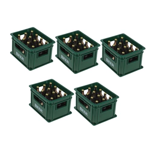 JOINPAYA 5 Stück Teiliges Miniatur Getränke-kistenset Detailgetreue Puppenhaus Bar Requisite aus Resin Realistische Mini Bierkiste für Puppenhaus Dekoration und Vielseitige Mikro-Display JOINPAYA 5 Stück Teiliges Miniatur Getränke-kistenset Detailgetreue Puppenhaus Bar Requisite aus Resin Realistische Mini Bierkiste für Puppenhaus Dekoration und Vielseitige Mikro-Display von JOINPAYA