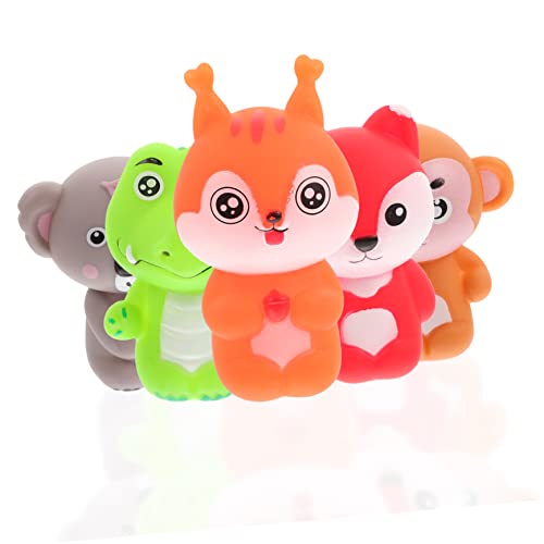 JOINPAYA 5 Stück Tier Fingerpuppe Mini Plüschspielzeug Hand Fingerpuppen Kinder Fingerpuppen Mini Spielzeug Schöne Fingerpuppen Für Tierhandpuppe Fingerpuppen Spielzeug PVC von JOINPAYA