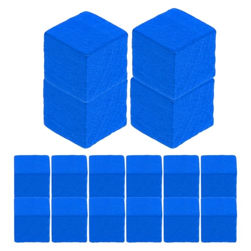 JOINPAYA 50 Stück Schachzubehör Magnet-Schachspiel Mini Schach China-Schach Schachbrett magnetisch Schachspiele brettspiele schachfiguren Schachbrett zubehör Tischmarker Holz Blue von JOINPAYA