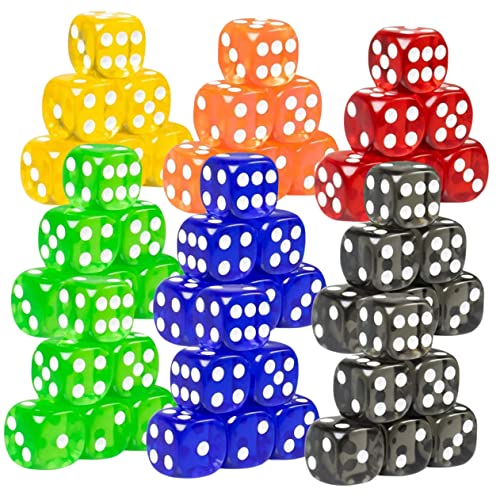 JOINPAYA Mathematik Reise Würfel Spiel 50pcs Große Würfel für Brettspiel Spiel Requisiten Party Favor von JOINPAYA