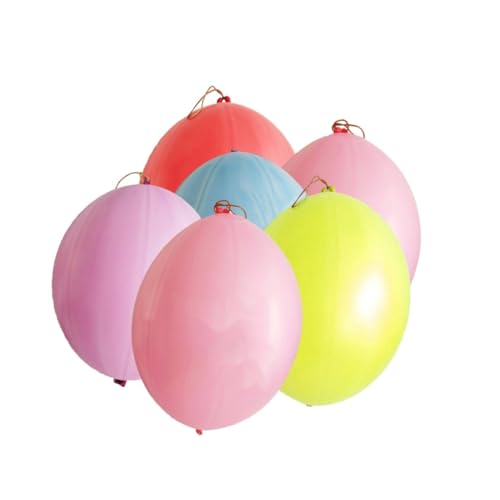 JOINPAYA 50 Stück kinder stanzen luftballons kiddibuzz gummigurt ballongas laufstall spielzeug balongas balloon Latexballon spielsachen Luftballons stanzen Schlagbälle kinder punschbälle von JOINPAYA