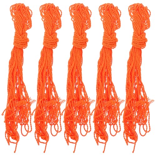 JOINPAYA 50-teiliges Saitenset Jo-jo-Seil Jo-jo-zubehör Ersatz Zubehör Für Jo-jo-bälle Nylon Orange von JOINPAYA