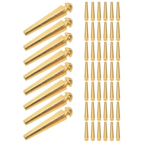 JOINPAYA 50Pcs Scoring Stick Cribbage Board Pegs Cribbage Board Templates Peg Brettspiel Vielseitig Und Wiederverwendbar Für Party Festival Aktivität Golf Pegs Farbbrettspiel Peg Golden von JOINPAYA