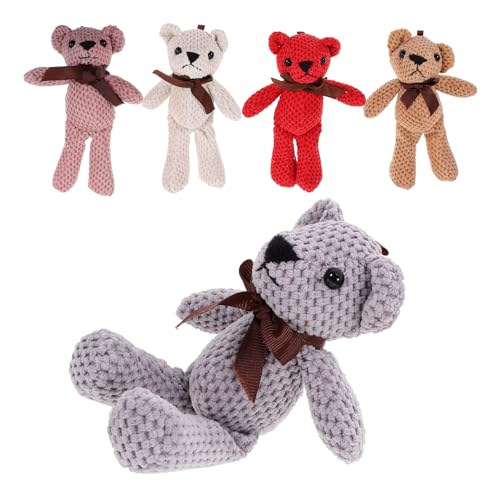 JOINPAYA Bären 5st Plüschspielzeugpuppe Tierisches Plüschtier Plüschbär Kleine Stofftierbären Süßer Bär Babygeschenk Kinderspielzeug Tiere Spielzeuge Süßer Kleiner Bär Tragbarer Ausgestopfter Bär von JOINPAYA