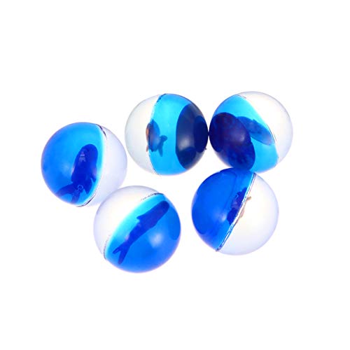 JOINPAYA 5St Springender Ball aus Gummi für kinderspielzeug детские игрушки jucarii pentru copii kinderknallzeug hühner gummiball Blue von JOINPAYA