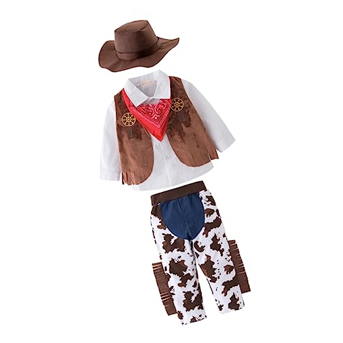 JOINPAYA Western-kostümset Für Jungen 5-teilig Rollenspiel-Outfits Für Rollenspiele von JOINPAYA