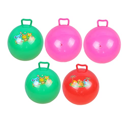 JOINPAYA 5st Den Ball Klopfen Aufblasbarer Hüpfball Hüpfendes Jumper- Hüpfball Für Hüpfspielzeug Springender Ball Auf Hüpfenden Spielzeugen Reiten Sprungball PVC von JOINPAYA