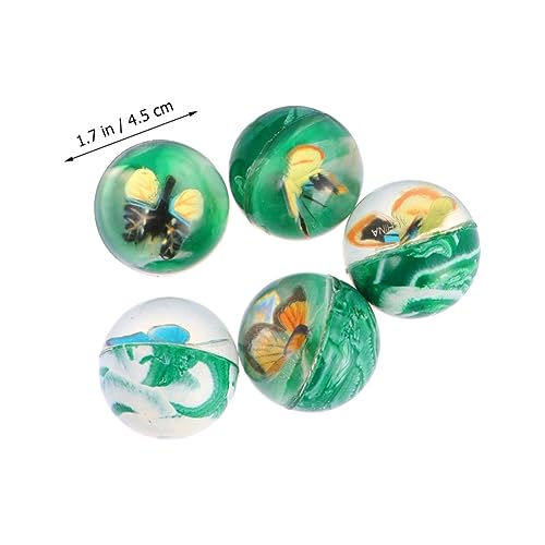 JOINPAYA 5st Lernspielzeug Für Springender Ball Gummiball Green von JOINPAYA