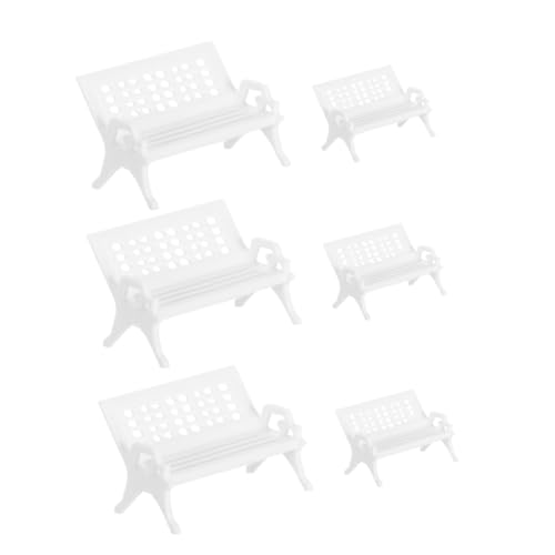 JOINPAYA 6 Stück Miniatur Plastikstuhl Realistisch Langlebig Modernes Design Puppenhaus Möbel Dekoration Mini Gartenbank Tisch Stuhl Ornamente für Puppenzubehör JOINPAYA 6 Stück Miniatur Plastikstuhl Realistisch Langlebig Modernes Design Puppenhaus Möbel Dekoration Mini Gartenbank Tisch Stuhl Ornamente für Puppenzubehör von JOINPAYA