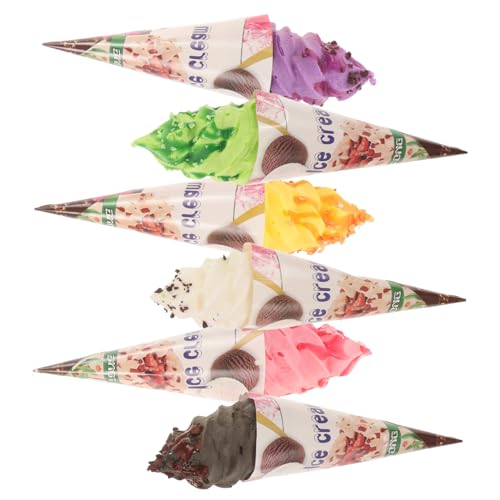 JOINPAYA 6 Stück Teiliges Dekorative Eistüten Kühlschrankmagnete Realistische Künstliche Eiscreme Modelle Langlebig und Bruchfest Vielseitige Fotorequisiten und Sommerdekoration für Party JOINPAYA 6 Stück Teiliges Dekorative Eistüten Kühlschrankmagnete Realistische Künstliche Eiscreme Modelle Langlebig und Bruchfest Vielseitige Fotorequisiten und Sommerdekoration für Party von JOINPAYA