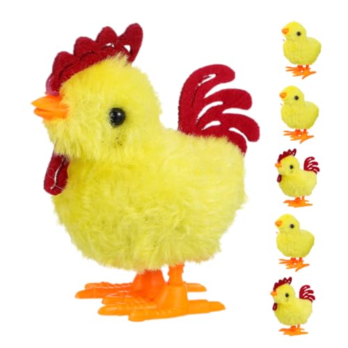 JOINPAYA 6 Stück Teiliges Wind Up mit Realistischen Plüsch Hühnern Animierte Kleine Küken zum Aufziehen Springend und Drehend Weiches Kuscheltier für Kreatives und Osterdekoration JOINPAYA 6 Stück Teiliges Wind Up mit Realistischen Plüsch Hühnern Animierte Kleine Küken zum Aufziehen Springend und Drehend Weiches Kuscheltier für Kreatives und Osterdekoration von JOINPAYA
