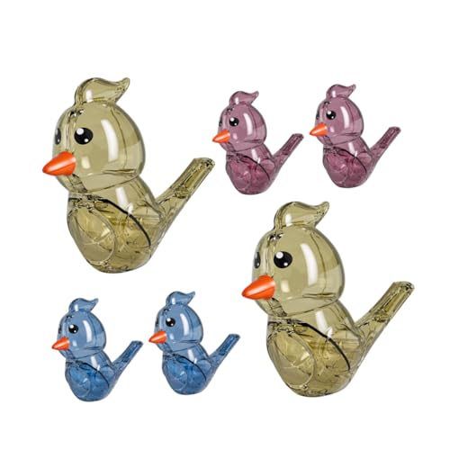 JOINPAYA Cartoon-vogelpfeifen 6er-Pack Wasser-musikspielzeug Für Kinder Vogelpfeifen Aus Kunststoff Für Partys Pädagogische Kinder von JOINPAYA