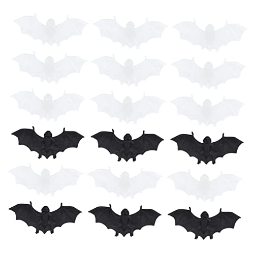 JOINPAYA 60stücke Nachtleuchtende Bat Spielzeuge Imitationsspielzeug Für Halloween Und Partys Schwarze Und Weiße Fledermäuse Für Gruselige Deko Und Spaß JOINPAYA 60stücke Nachtleuchtende Bat Spielzeuge Imitationsspielzeug Für Halloween Und Partys Schwarze Und Weiße Fledermäuse Für Gruselige Deko Und Spaß von JOINPAYA