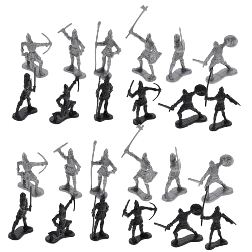 JOINPAYA 60-teiliges Antikes Soldaten-Set Figuren Historische Actionfiguren Aus Kunststoff für Jungen und Mädchen von JOINPAYA