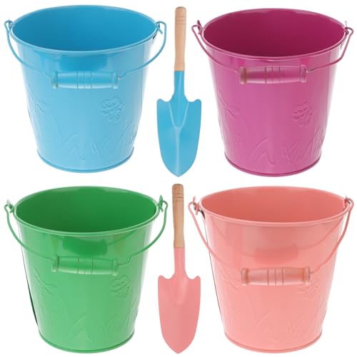 JOINPAYA 6St Garten Blecheimer Sand Eimer gartenwerkzeug - gartenset Beach Toys for gartenwerkzeug strandzuberhör gartenfass Sandeimer für Eisen von JOINPAYA