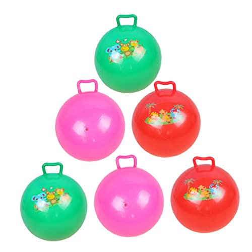 JOINPAYA 6St den Ball klopfen kinderspiele Spiele kinderknallzeug Toys for Kid Toys Blase Schaumstoff-Bällebad Cartoon-Muster-Hopping-Ball Kugel handhaben Plastik von JOINPAYA