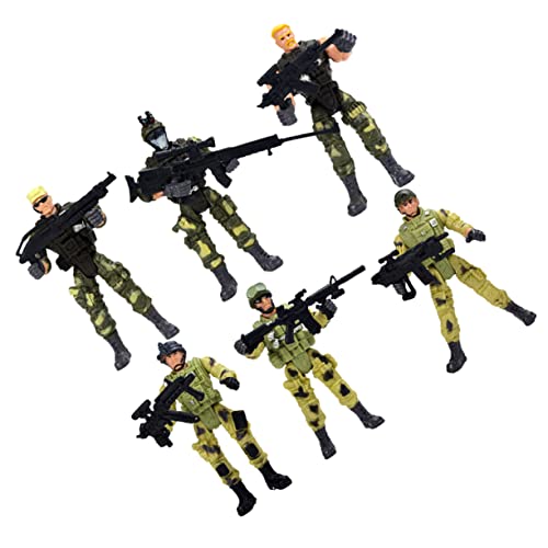 JOINPAYA 6St für Spezialeinheiten für Modell der Spezialeinheiten Soldat-Actionfigur interaktives Interactive Toys Action Figur plasure Special Forces-Palything von JOINPAYA