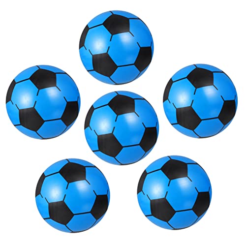 JOINPAYA 6st Kinder Fußball Fußbälle Üben Aufblasbare Sportbälle Wasserfußball Aufblasbare Wasserbälle Fußball Strandbälle Fußball-trainingsball Fußballspielzeug Für Kinder PVC von JOINPAYA