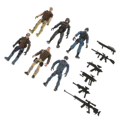 JOINPAYA 6st Soldatenmodellspielzeug Actionfiguren Der Armee Soldatenspielzeug Armeespielzeug Für Jungen Militärisches Eingreifen Weihnachtsspielset Spielfiguren-spielsets Plastik von JOINPAYA