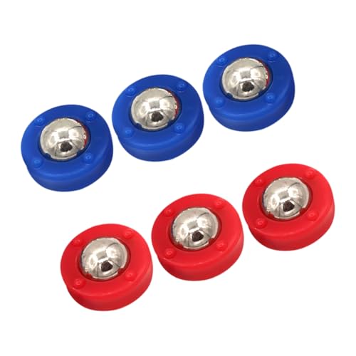 JOINPAYA 6st Tischzubehör Mini-Shuffleboard-Spiel Mini-brettspiele Mini-fußballspielzeug Shuffleboard-Pucks Kinderspieltisch Minispiele Mini-spieltisch Mini-Shuffleboard-ersatzpucks Plastik von JOINPAYA