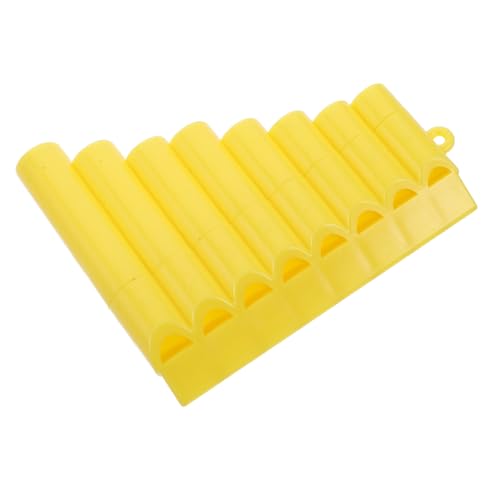 JOINPAYA 8 Panflöte Musikinstrument Kleinkind Bassflöte Flöteninstrument Holzflöte Pfeife traditionelles chinesisches Instrument Bongos für Kinder Plastik Rosy von JOINPAYA