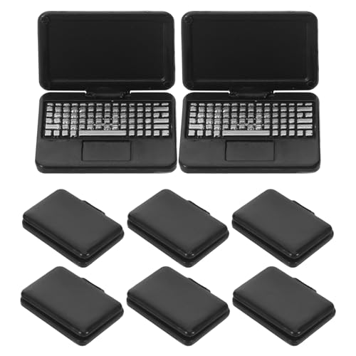 JOINPAYA 8-teiliger Miniatur-Puppenhaus-Laptop: Mini-Faltbare Spielzeugcomputer für Kinder – für Rollenspiele, frühes Lernen und Förderung der Vorstellungskraft JOINPAYA 8-teiliger Miniatur-Puppenhaus-Laptop: Mini-Faltbare Spielzeugcomputer für Kinder – für Rollenspiele, frühes Lernen und Förderung der Vorstellungskraft von JOINPAYA