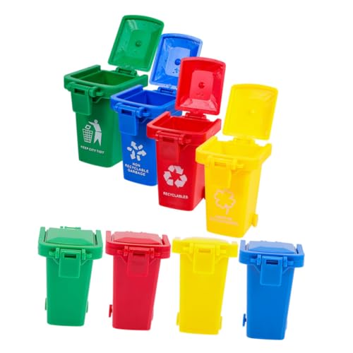 JOINPAYA 8St Mini-Mülleimer Storage Boxes aufbwahrungs-Box für Regal abfall Eimer aufbewahrungs Boxen Mini-Schreibtisch-Mülleimer Aufbewahrungseimer für Stifte Plastik von JOINPAYA