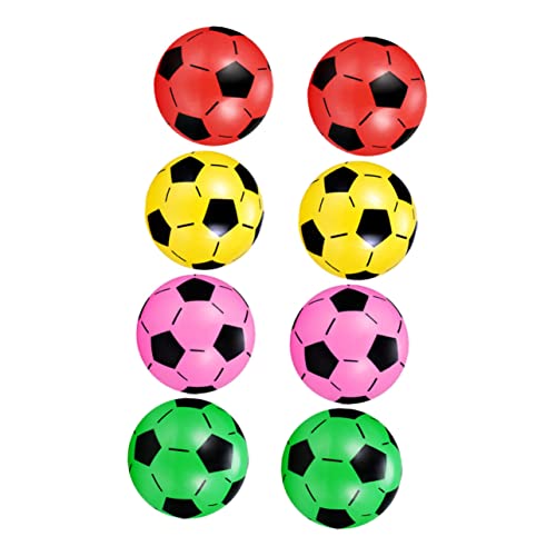 JOINPAYA 8St aufblasbarer Ball Outdoor draußen Fußballsportspielzeug Fußball-Lernspielzeug Outdoor-Sport-Fußbälle buntes Fußballspielzeug Plastik von JOINPAYA